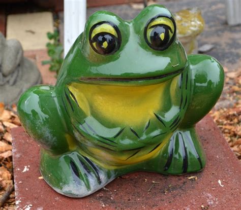 Large Pottery Frog Planter Cute Frogs Frog Pottery