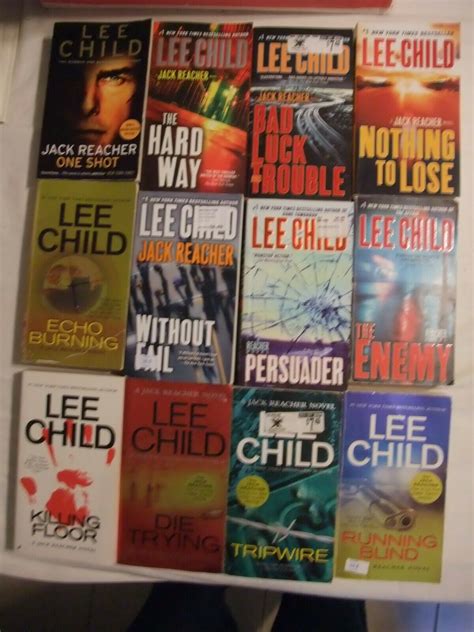 Lee Child Jack Reacher Complete 25 Book Lot Mass Market Paperback