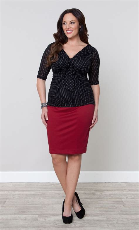 Pin By Kat On Fashion Curve Plus Size Pencil Skirt Plus Size Summer