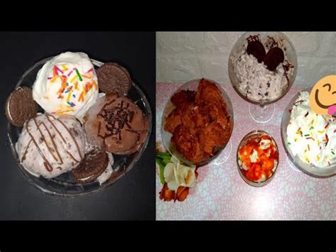 آئس کریم۔ مختلف اقسام کی آئس کریمhomemade ice cream. ‫أيس كريم ب٤نكهات مختلفة🍦🍨 والطعم حكاااايه 👌،نجوي ...