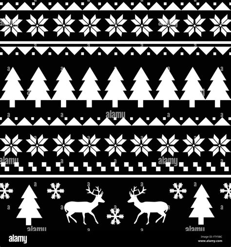 Seamless Christmas Pattern Stock Vector Image And Art Alamy