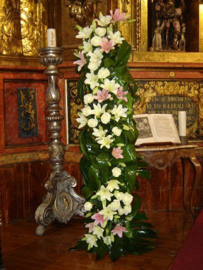 Columna De Flores Para Bodas Flores Para Boda En Zamora Pinterest