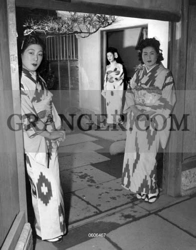 Image Of JAPAN Japanese Prostitutes Dressed As Geisha At A Brothel
