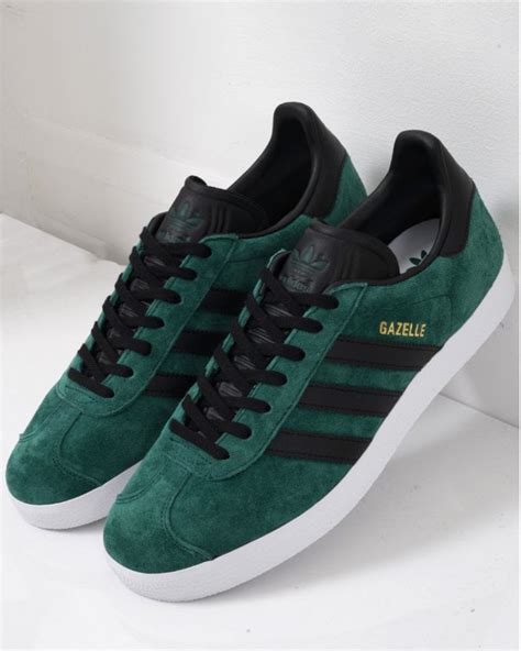 Adidas Gazelle Trainers Collegiate Greenblack 80s Casual Classics