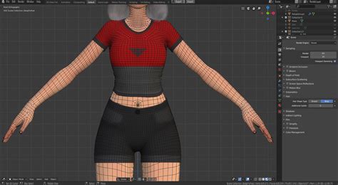 3d Store Zbrush And Blender Character Models Download Stylized Girl
