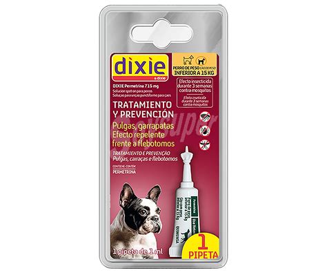 Dixie Pipeta Insecticida Para Perros Menos De 15 Kg 1 Uds X 1 Ml