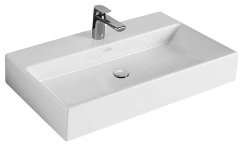 Villeroy And Boch Memento 800mm Basin Contemporary Bathroom Sinks