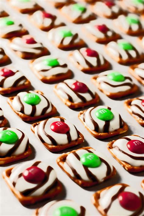 Let me know in the comments if you're going to be preparing one of these candy recipes this holiday season! Pretzel M&M Hugs {Christmas Style} - Cooking Classy
