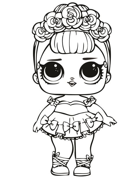 Print Coloring Pages For Kids Lol Dolls Coloring Pages