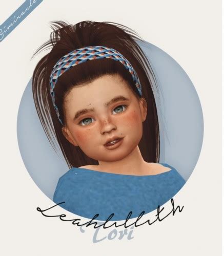 Leahlillith Tori Hair Kids And Toddlers At Simiracle Sims 4 Updates