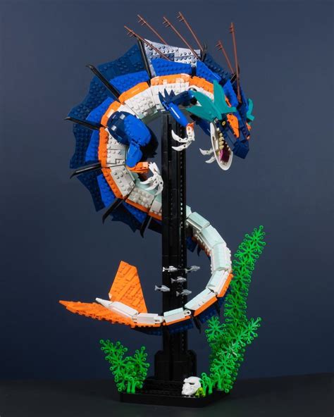 Aquasaurus Lego Dragon Cool Lego Creations Amazing Lego Creations