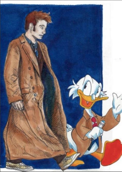 Tenth Doctor Scrooge 5x7 Doctor Who Ducktales Etsy