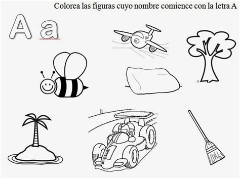 Dibujos Para Pintar Que Empiecen Con Las Vocales Dibujos The