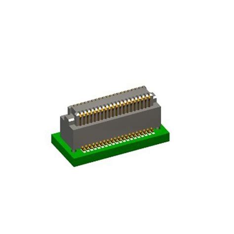 05mm Board To Board 20 Pin Female Smt Connector With Post Pa9t Natural