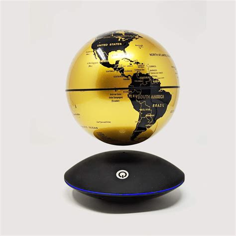 Magnetic Levitating Globe 6 Rotating Planet Earth Globe With Led Lit