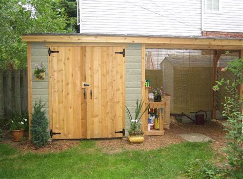 Shed Idea Of 2 Lean To Sheds With Roof Between Curved Pergola Shed