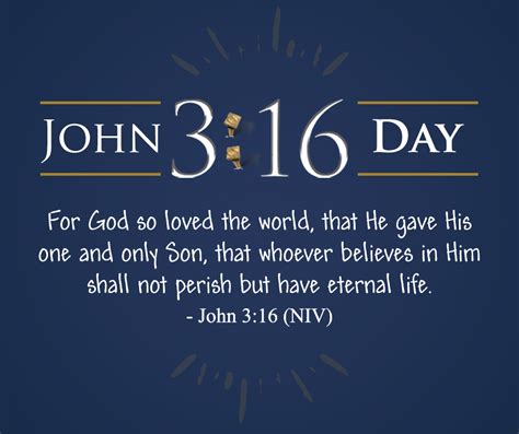 Faithgateway To Recognize John 316 Day Harpercollins Christian
