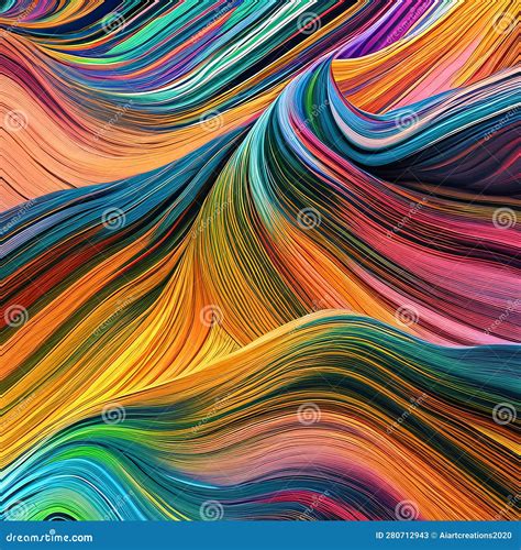 A Digital Exploration of Emotions, with Swirling Brushstrokes and