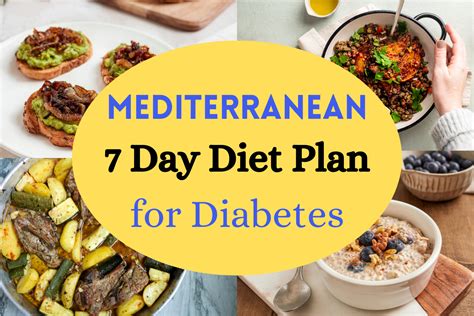 7 Day Mediterranean Diabetes Diet Plan Downloadable Pdf