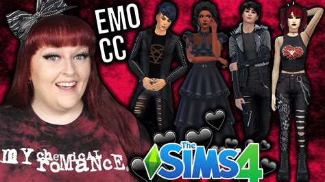 My Sims 4 Cc Is An Emo Goldmine 🖤 Youtube