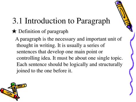 Ppt Chapter 3 Developing Paragraphs Powerpoint Presentation Id420845