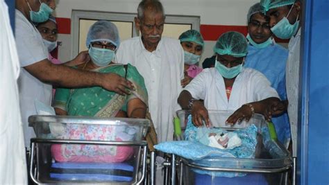 Indian Woman Gives Birth To Twins At Age 73