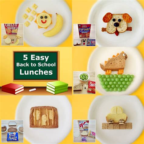 Fun And Easy Kids Back To School Lunches Kitchen Fun With My 3 Sons
