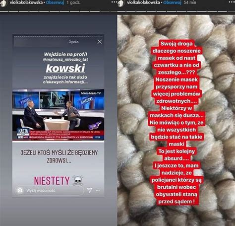 Zauważa, że nikt nie spytał dzieci. Viola Kołakowska krytykuje noszenie maseczek. Nie wierzy w pandemię koronawirusa | Viva.pl