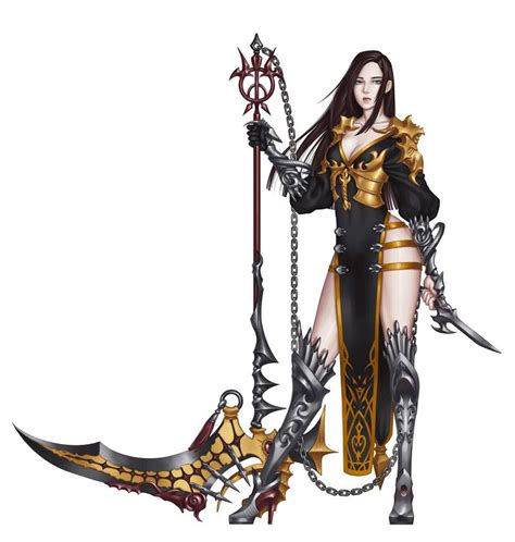 Artstation Scythe Warrior Character 2018 01 24 Lily Kim Fantasy Female Warrior Warrior