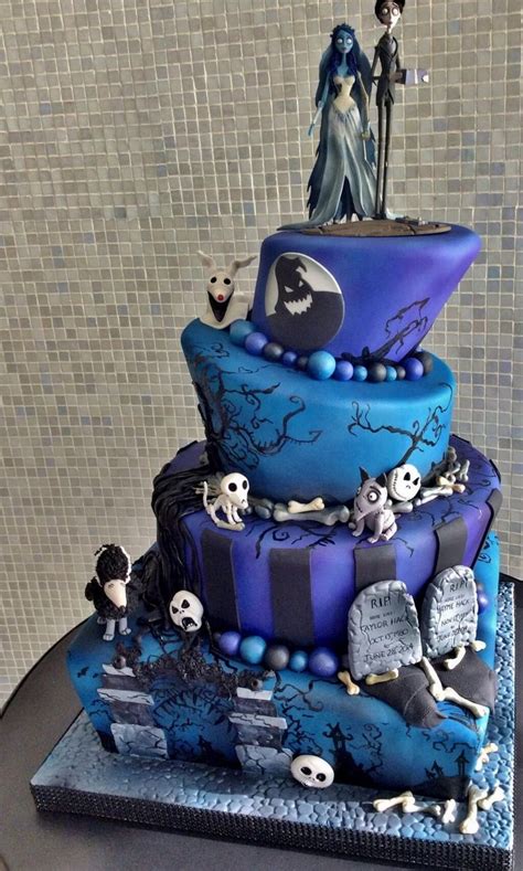 Pin By Brandy Marie On Tim Burton Inspired Cakes Amazing Cakes Cake