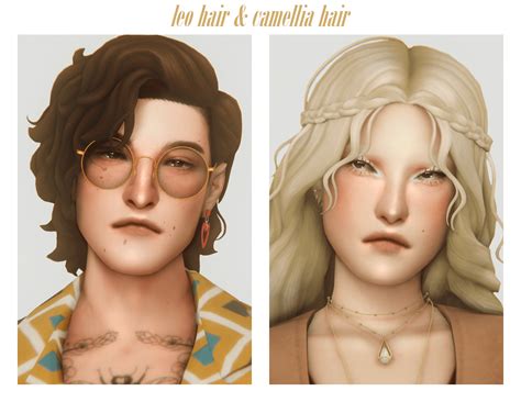 Sims 4 Leo Hair Camelia Hair Micat Game