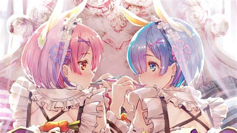 Ram Rem Rezero Anime Girls 4k 42774 Wallpaper