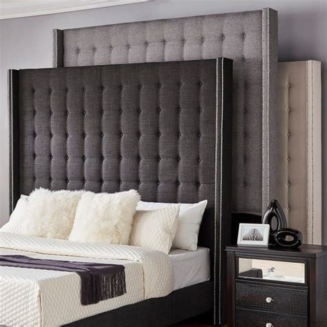 Marion Tall Tufted Wingback Headboard By Inspire Q Bold Overstock 19511384 Tall Headboard
