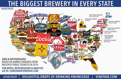 Craft Breweries By State Map Cape May County Map