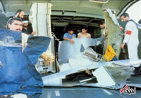 تصاویر حمله ناو آمریکایی وینسنس به هواپیمای مسافربری ایران سایت انتخاب