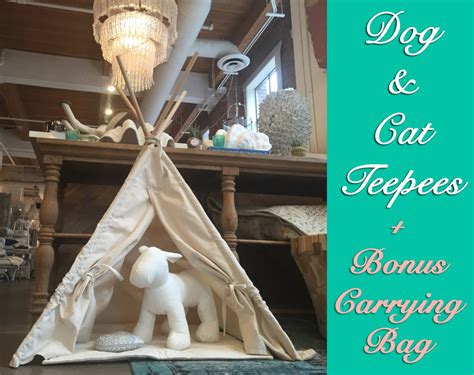 Dog Teepee Cat Teepee Pet Tipi Tent Bed Ready Made Or Etsy
