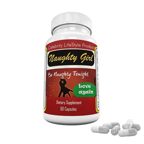 Naughty Girl Red Female Libido Pills With Horny Goat Weed Sexual Enhancement Mood Support 60