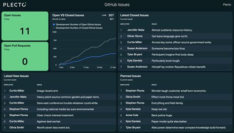 Github Integration Dashboards And Reports Plecto