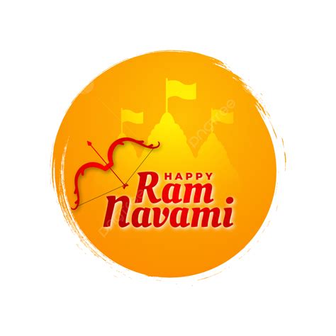 Ram Navami Vector Png Images Indian Happy Ram Navami Celebration Ram