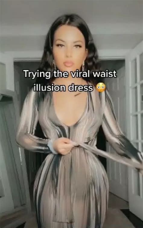 Optical Illusion Dress Sparks Frenzy As It Makes You Look Thinner