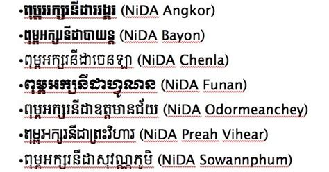All Khmer Unicode Fonts Download Free Wadseamofficials