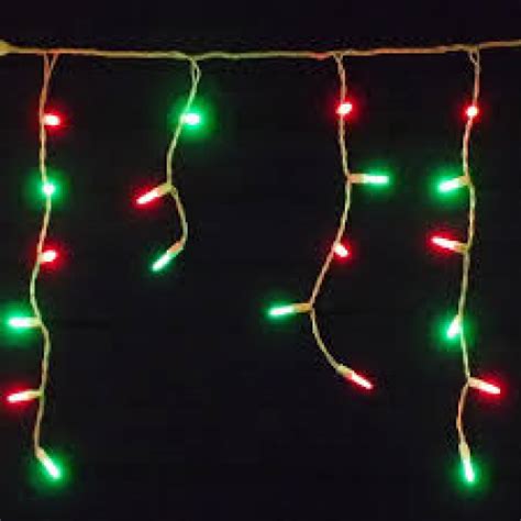 Christmas Shop Online 24m Icicle Lights Red And Green