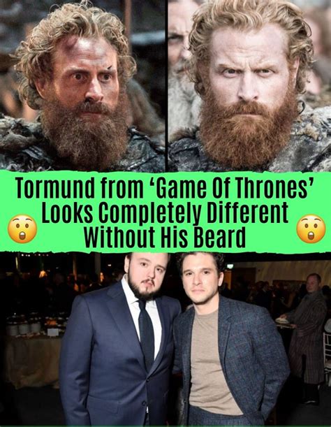Tormund From ‘game Of Thrones’ Looks Completely Different Without His Beard Beard Beard Game
