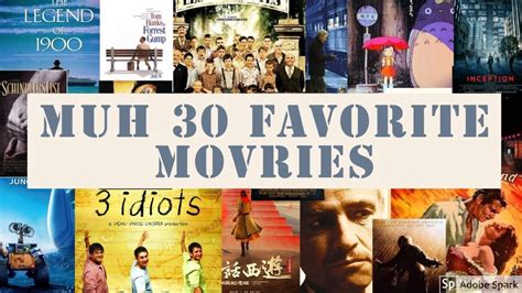 Heath ledger fanboyed over the 1939 join us as we count down the 100 best films of all time, from the antics of a hapless heavy metal band to the machinations of an organized crime dynasty. My Top 30 Favorite Movies of All Time - YouTube