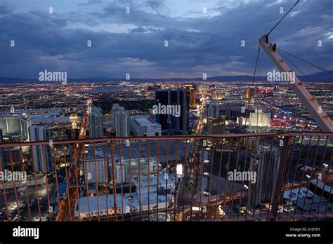 A View Of Las Vegas Looking From The Stratosphere Tower Las Vegas