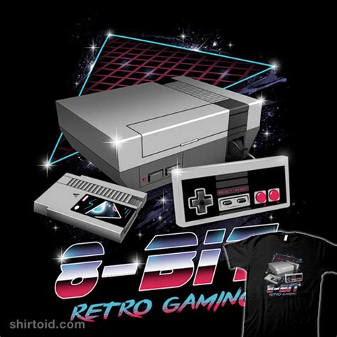 8 Bit Retro Gaming Shirtoid