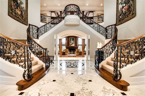 Amazing Double Staircase Design Ideas With Luxury Look Staircase Design Double Staircase