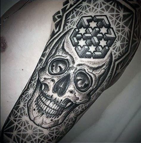 50 Geometric Tattoo Sleeve Designs For Men Complex Ink Ideas
