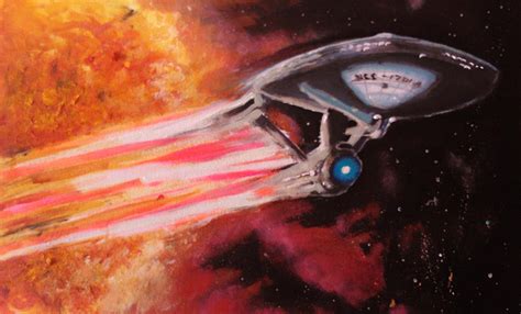 Ss Enterprise Painting By Paul Mitchell