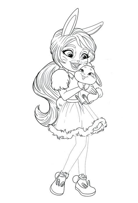 Enchantimals new coloring pages - YouLoveIt.com Enchantimals dolls are a group of lovable girls who have a special bond with their animal friends, and even share some of the same characteristics.